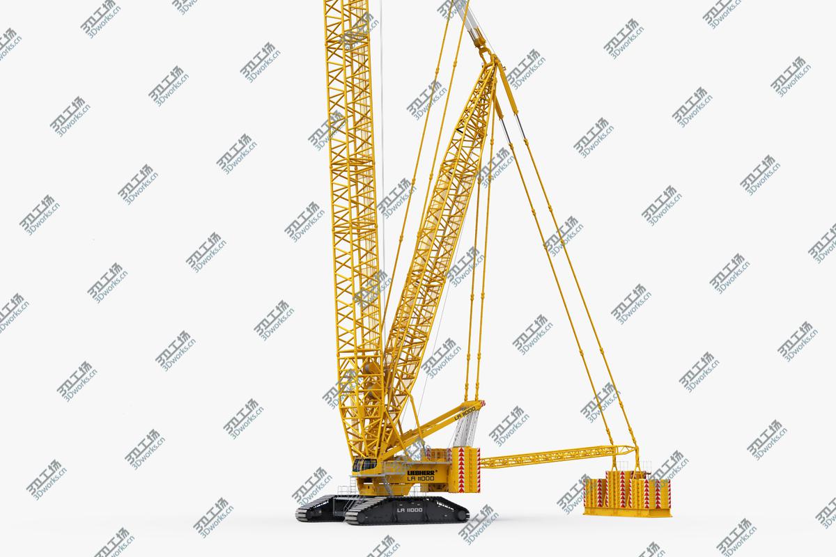 images/goods_img/2021040235/3D LIEBHERR LR 11000 Heawy Crawler Crane Rigged model/5.jpg